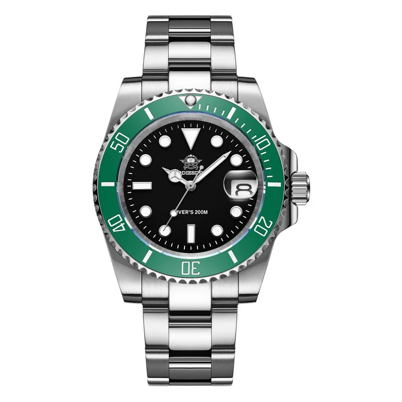 Montre hommage Submariner Addiesdive Vert