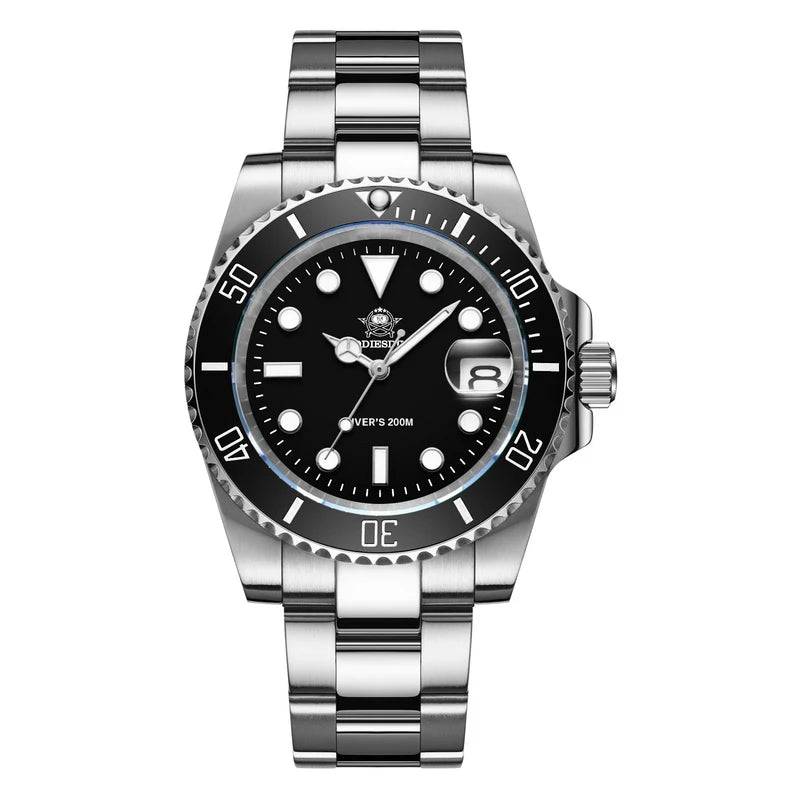 Montre hommage Submariner Addiesdive Noir